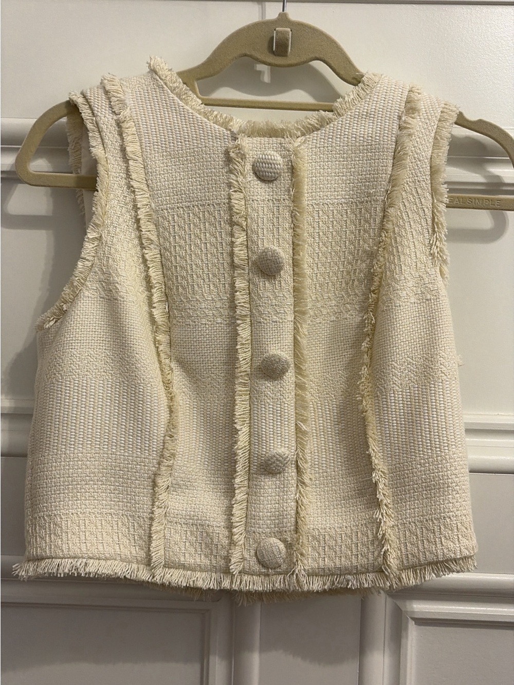 Antonio Melani Tweed Vest-like Top